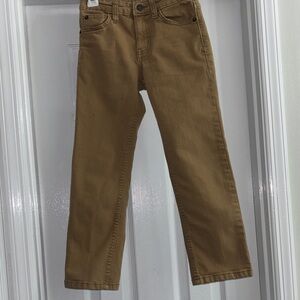 Cat & Jack Boys Tan Straight-Leg Pants
